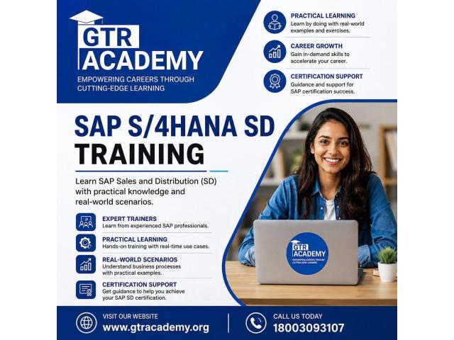 SAP S/4HANA SD Training | GTR Academy
