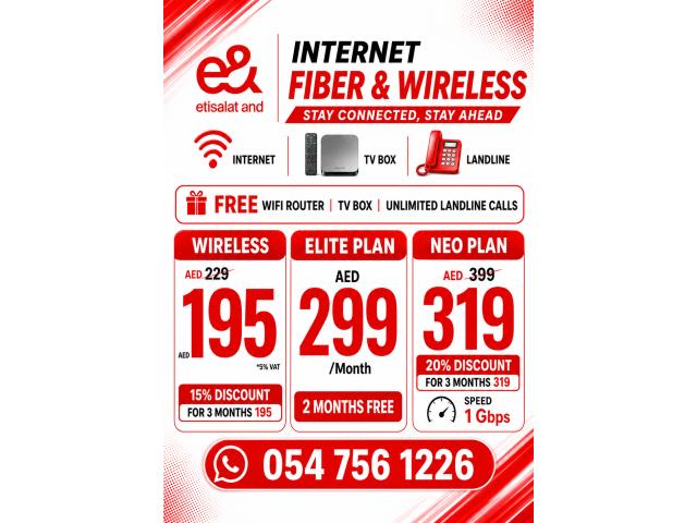 Etisalat eLife 5G home wifi internet service for everyone
