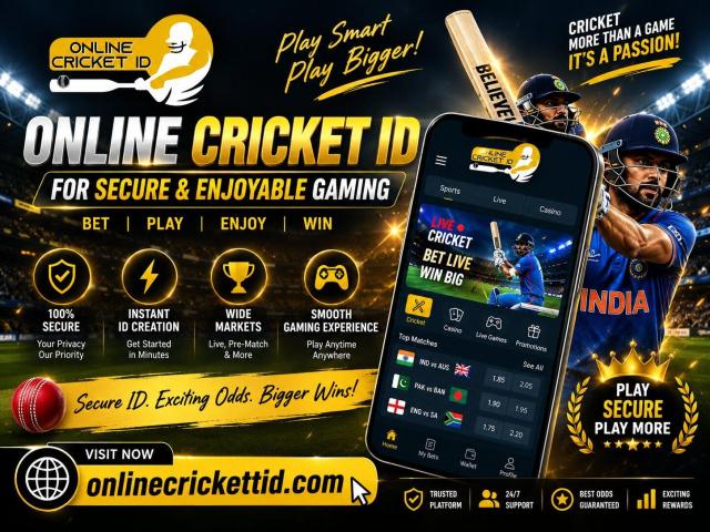 Online Cricket ID for Secure & Enjoyable Gaming