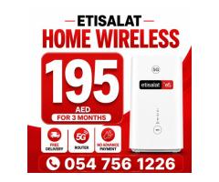 15% discount for all customers Etisalat Home WiFi internet