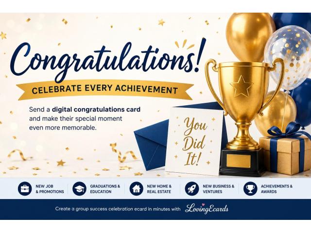 Congratulations Card for Promotion – Celebrate Career Success
