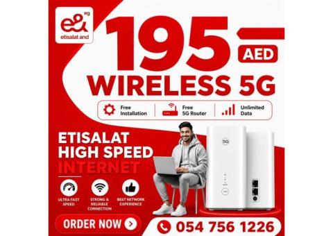 0547561226 Etisalat Home WiFi internet