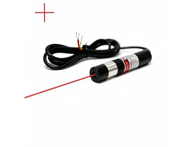 TTL Modulation 650nm Red Cross Line Laser Module Applied for Textile Cutting Bed