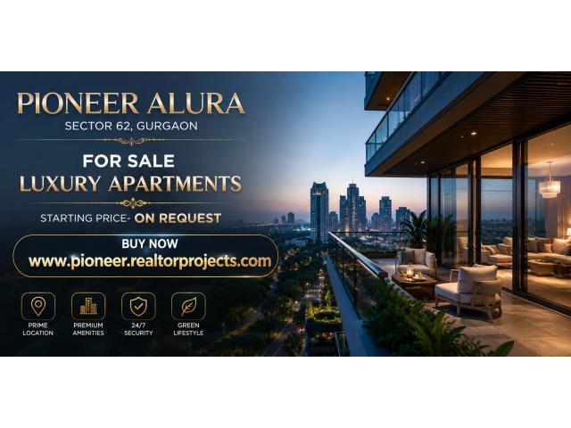 Pioneer Alura Sector 62 Gurgaon – Discover Luxury Living in Gurugram