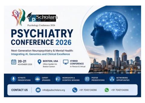 International psychiatry conference 2026 usa - Hybrid