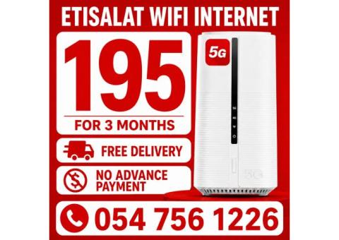 0547561226 Etisalat Home WiFi internet