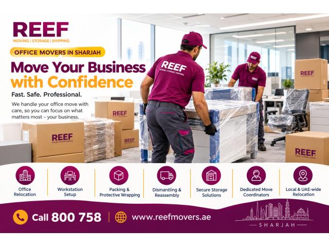 Office Movers in Sharjah – Move Your Business with Confidence
