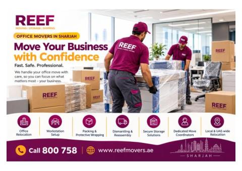 Office Movers in Sharjah – Move Your Business with Confidence