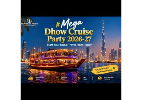 PREVIEW: Mega Dhow Cruise Party 2026-27 – New Year Party On Dubai Marina