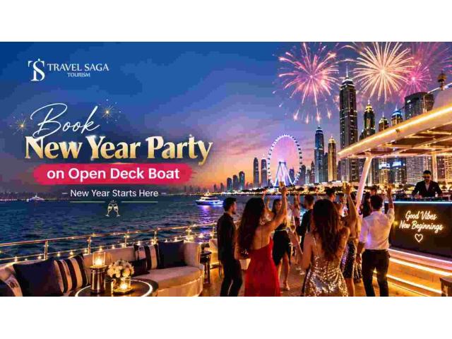 Book New Year Party on Open Deck Boat - New Year Starts Here