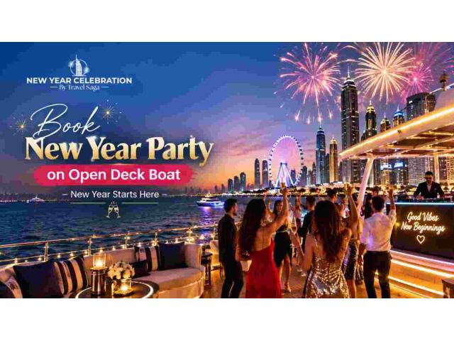 Book New Year Party on Open Deck Boat - New Year Starts Here
