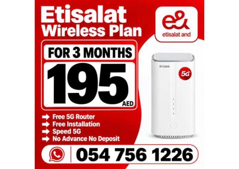 0547561226 Etisalat Home WiFi internet