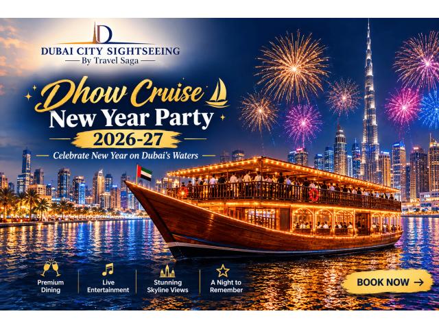 Dhow Cruise New Year Party 2026-27 – Celebrate New Year on Dubai’s Waters