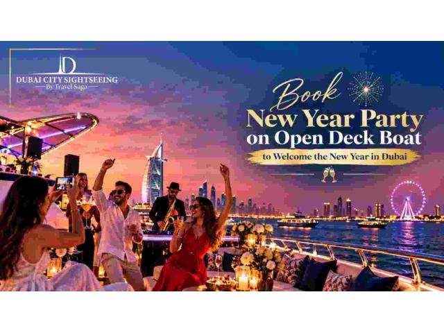 Book New Year Party on Open Deck Boat to Welcome the New Year in Dubai