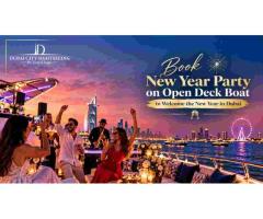 Book New Year Party on Open Deck Boat to Welcome the New Year in Dubai