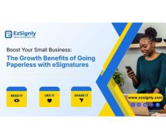 Why Experts Choose the Esignature Feature  Selecting EzSignly