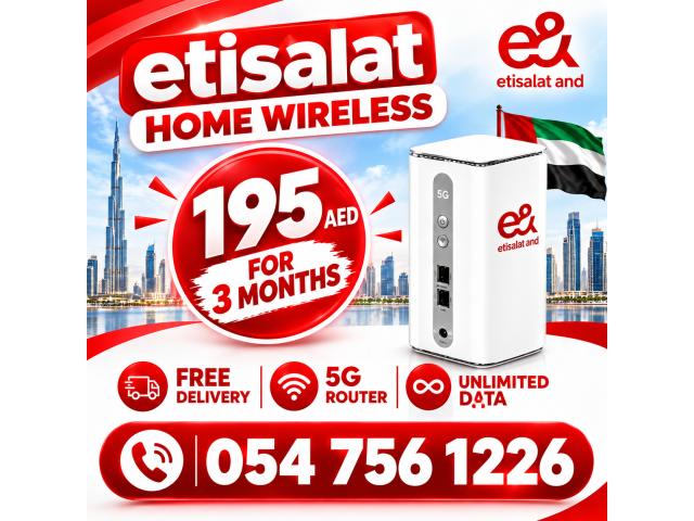 0547561226 Etisalat Home WiFi internet