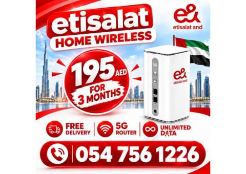 0547561226 Etisalat Home WiFi internet