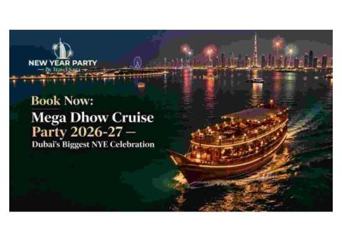 Book Now: Mega Dhow Cruise Party 2026-27- Dubai's Biggest NYE Celebration