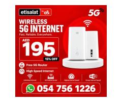 15% discount for all customers etisalat home wifi internet