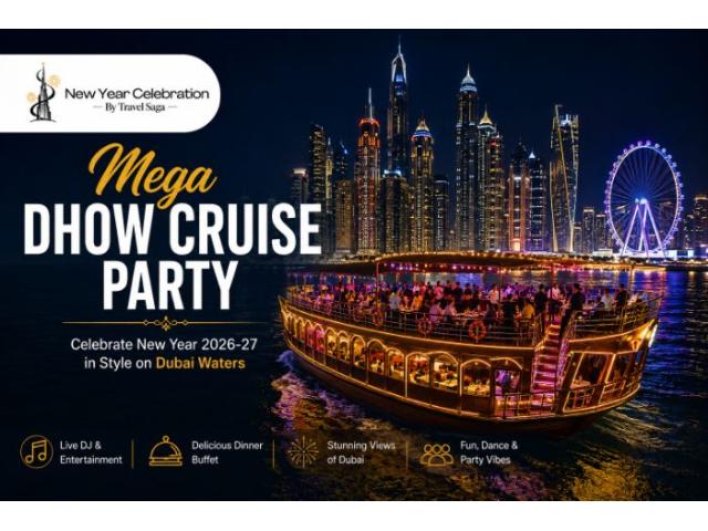 Celebrate New Year 2026-27 In Style On Dubai Waters