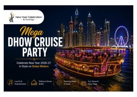 Celebrate New Year 2026-27 In Style On Dubai Waters