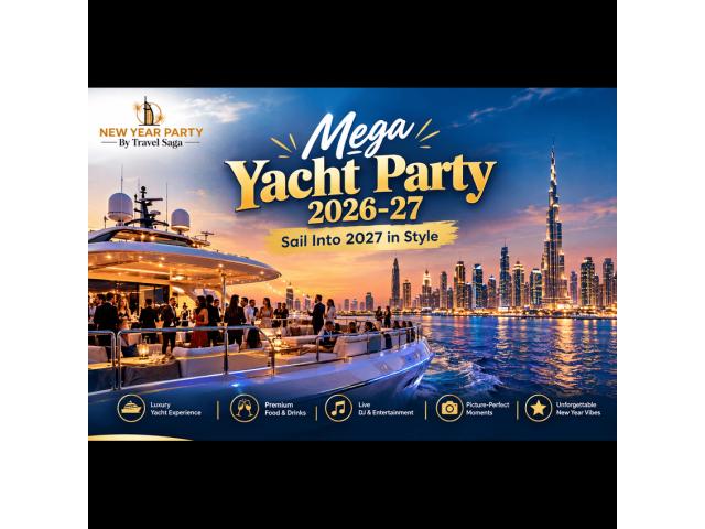 Mega Yacht Party 2026-27: Sail Into 2027 in Style