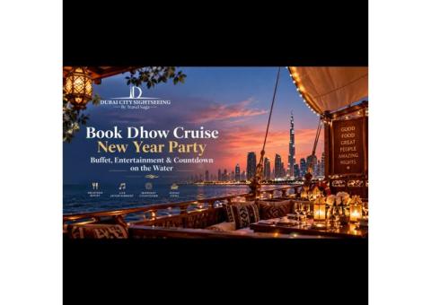 Book Dhow Cruise New Year Party - Buffet, Entertainment & Countdown on the Water