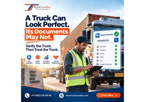 Trusted Vehicle Verification Services for Safer Transportation | TruckSuvidha
