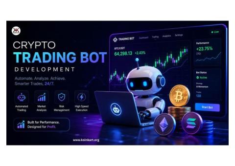 Explore 100% Profit Assured Crypto Trading Bot Development Solutions