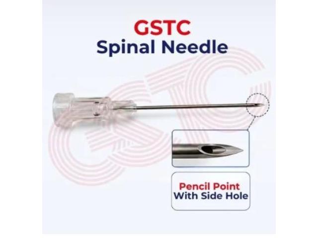 GSTC Spinal Needle Reliable Manufacturer & Exporter