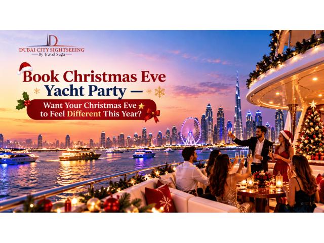 Book Christmas Eve Yacht Party - Want Your Christmas Eve to Feel Different This Year?