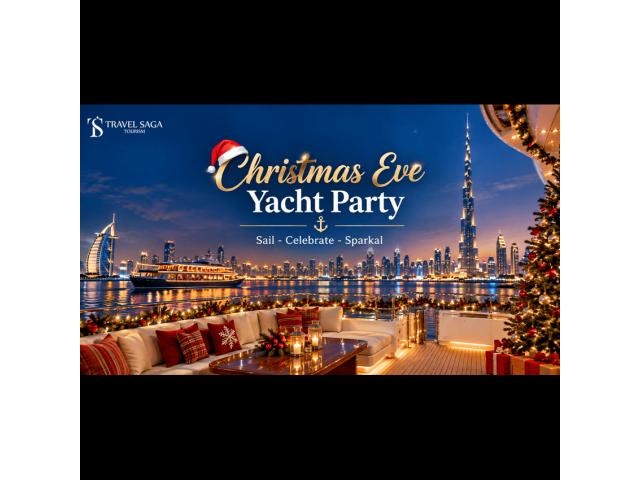 Christmas Eve Yacht Party- Sail- Celebrate- Sparkal
