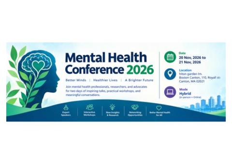 Mental Health Conference 2026 – Transforming Mental Healthcare