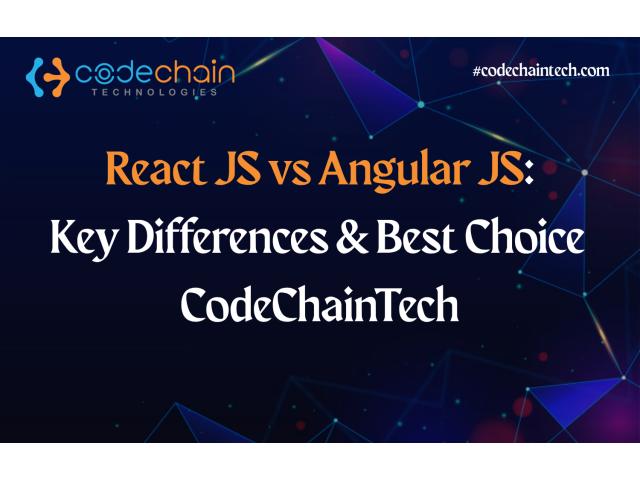 React vs Angular: Key Differences for Web Development | CodeChainTech