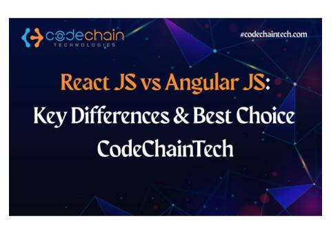 React vs Angular: Key Differences for Web Development | CodeChainTech