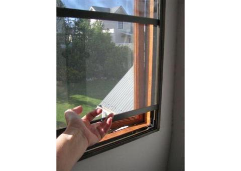 Broken Fly / Mosquito Mesh replacement, Rolling Pleated Windows Supply , installation maintenance