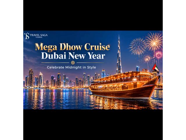 Mega Dhow Cruise Dubai New Year – Celebrate Midnight in Style