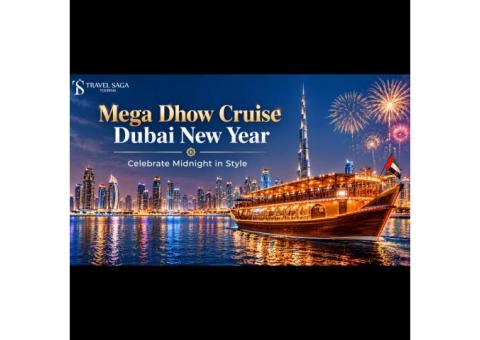 Mega Dhow Cruise Dubai New Year – Celebrate Midnight in Style