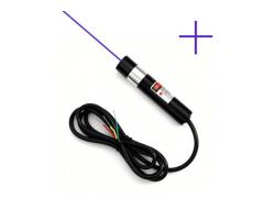 High Precision TTL Modulation 405nm Violet Cross Line Laser Module for Industrial Processing