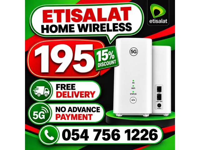Official Etisalat 5G Wi-Fi Router • Excellent Condition • Boxed