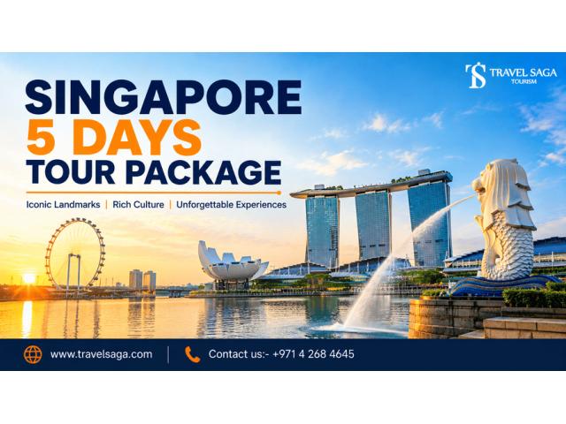 Book Singapore 5 Days Tour Package for a Smooth Holiday