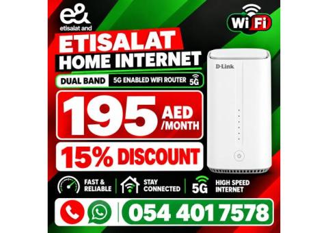 • Etisalat 5G Home Internet Router • Fast Speed