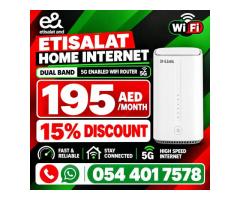 • Etisalat 5G Home Internet Router • Fast Speed