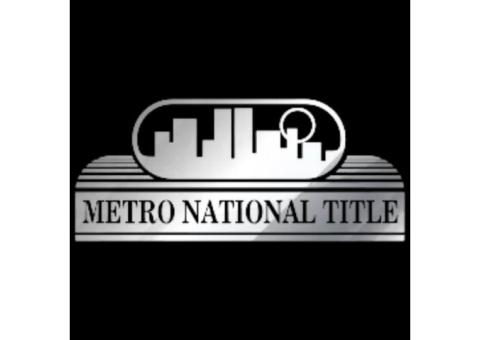 Metro National Title