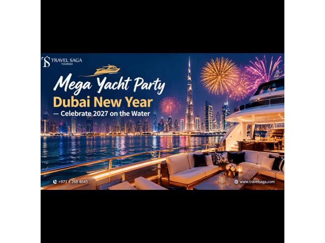 Mega Yacht Party Dubai New Year – Celebrate 2027 on the Water