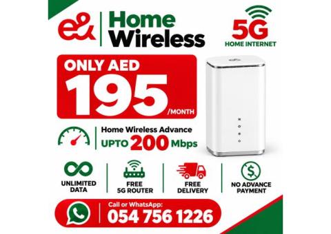 0547561226 Etisalat Home WiFi internet