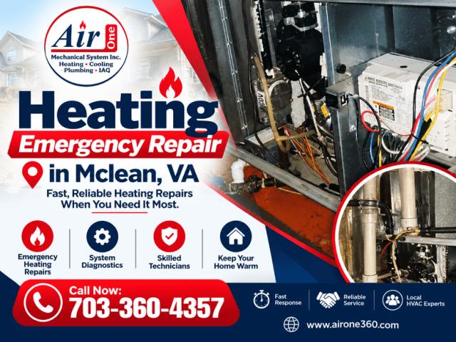 Professional Heating Care for McLean Homes During Unexpected Breakdowns