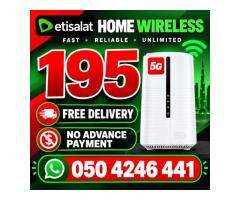 Etisalat Home wifi internet connection
