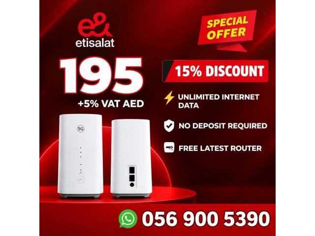 Etisalat Home WiFi Connection